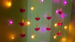 DIY Diwali Decoration Ideas At Home | Diya Decoration Ideas | Diwali Paper Craft | Easy Decorations