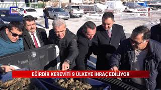 EĞİRDİR KEREVİTİ 9 ÜLKEYE İHRAÇ EDİLİYOR