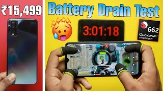 Vivo Y20T BGMI Battery Drain Test 100% - 50% Heating, Max Graphics, Lag 💩 SD 662 | Bakwaas 🤢🤮