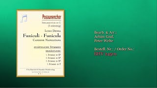 24501, Funiculi Funicula für Posaunenchor von Luigi Denza