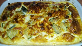 Flan de courgettes et autres légumes de saison/ قراتان الخضر الموسمية