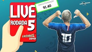 LIVE DE CARTOLA  FC 2019 RODADA 5 - INTERNACIONAL INTEIRO???