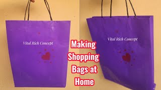 Making shopping bags at home