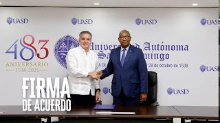 FIRMA DE ACUERDO UASD Y PROPEEP