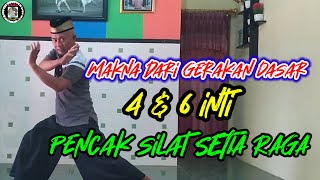 Gerakan inti Pencak Silat Setia Raga.. || 4 & 6 langkah..