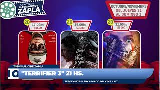 #CarteleraDeCine DEL DEL JUEVES 31 DE OCTUBRE AL DOMINGO 3 DE NOVIEMBRE