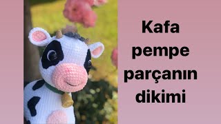 Kadife Tontiş buzağı yüz pembe parçası dikim