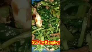 STIR FRY KANGKONG #shorts #kangkong