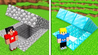 7 BUNKERS SECRETO para se PROTEGER no Minecraft!