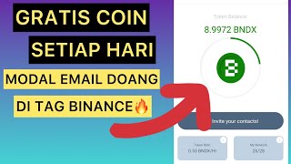 AIRDROP CRYPTO TERBARU GRATIS BNDX TOKEN SETIAP HARI