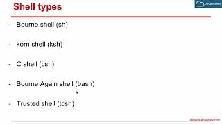 7.2 Shell Types