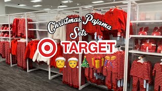 Target Christmas PJ Sets 🎅🧑‍🎄🎄🎊🎁| Shop With Me