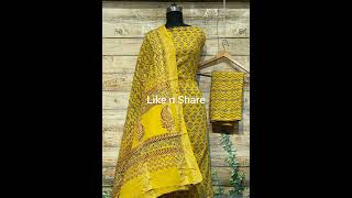 Cotton Unstitched Dress Materials@stunningwear7951