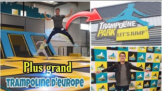 ON TESTE LE PLUS GRAND TRAMPOLINE PARK D'EUROPE !😱💥 #Vlog1