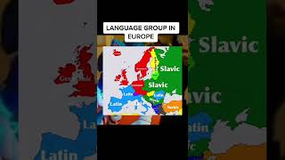 Europe language groups