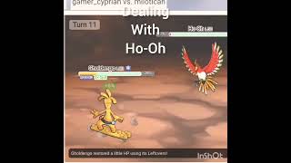 Dealing With Ho-Oh [pokemon showdown] #shorts