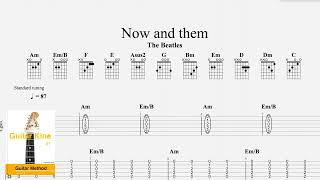 Now and then - The Beatles - Guitar Lesson