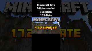 Minecraft Java Edition version evolution 1.21-Beta #minecraft #beta