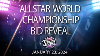 January 23, 2024 - Allstar World Championship Bid Reveal