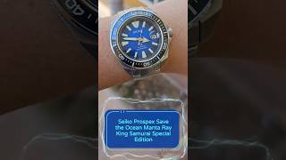 Seiko Prospex Save the Ocean Manta Ray King Samurai SE JDM #wotd #watches #watchreviews #seiko #time