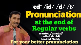 #edsoundsinenglish "ed" /id/, /d/, /t/ pronunciation at the end of Regular Verbs for the Past tense