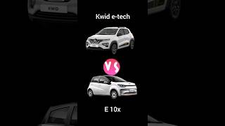 Renault Kwid e-tech vs Jac E 10x #renault #kwidetech #jac #e10x #autos #automoviles #autoselectricos