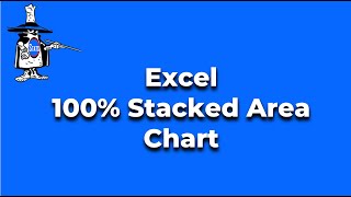 Excel: 100 Percent Stacked Area Chart.