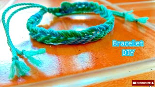 DIY FRIENDSHIP BRACELET TUTORIAL, MACRAME BRACELET, GELANG TALI KUR, NAIL FISH KNOT