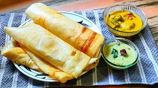 How to make Crispy Paper Dosa Chutney/ Kerala snacks box