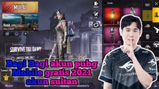 Bagi bagi akun pubg gratis akun youtuber~bocah beban