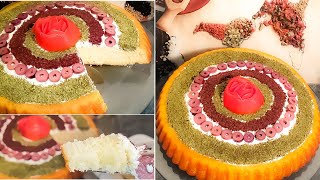 تارت مالح اسفنجي باللبنة للفطور الصباحي وسحور رمضان 2022 | Salty sponge cake with labneh