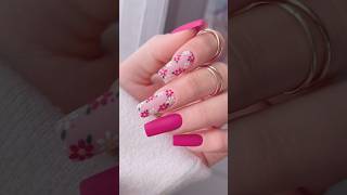 flower nailart designs|nailart 😍#youtubeshorts #nailart #nailpaint #flowerdesign #nailpolish #nails