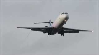 Blue 1 Boeing 717 Landing RWY 07L @Frankfurt Airport