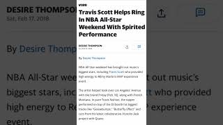 Travis Scott Helps Ring In NBA All-Star Weekend With Spirited Performance