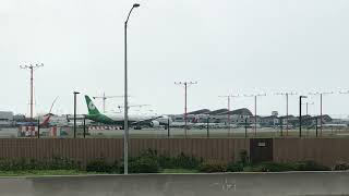 EVA Air Boeing 777-3 ER Takeoff at LAX