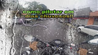 dicas motociclista como andar de moto em dias chuvosos! #DICAS #MOTOCICLISTA #MOTOVLOG #YOUTUBE