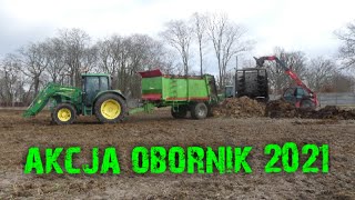 ☆ 3x JOHN DEERE Na Jednym Polu ☆Rozrzucanie Obornika 2021!☆ Mafiabron Team