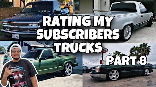 RATING MY SUBSCRIBERS TRUCKS PT.8 #ratingmysubcriberstrucks #obschevy