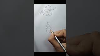 How to draw picture using english number 3#Shorts#Numberdrawing#