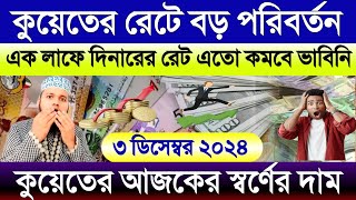 কুয়েতের আজকের টাকার রেট বড় পরিবর্তন | আজকে কুয়েতের এক দিনার কত টাকা | আজকের টাকার রেট কত | BANK