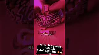 Mc_stan. MAIN Bachpan se Abhi Tak Bubab Mein Hai 🔥🤙🏻🖤🙋🏻 WhatsApp status