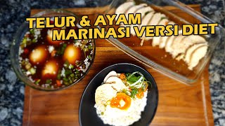 Resep Telur & Ayam Rebus (Nitamago/Ajitama/Chicken Chashu) Halal Buat Ramen