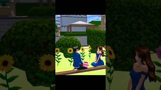 Falling for her #sakuraschoolsimulator #funnyvideos #shortsviral #shorts