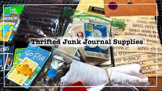 Thrift Haul | Junk Journal Supplies | #thriftythursday