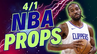 NBA TOP PICKS TODAY 4/1 | #PRIZEPICKS | NBA PLAYER PROP BEST BETS | PREDICTIONS & BETTING ODDS