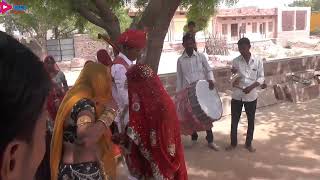 दुल्हन का शानदार डांस॥marwadi dhol thali dance॥BY DJ KING FILM STUDIO