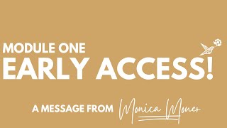 How to get EARLY ACCESS 🔓 to Module 1