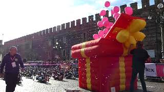 Giro d'Italia di Handbike - I palloncini per l'ultima tappa a Verona