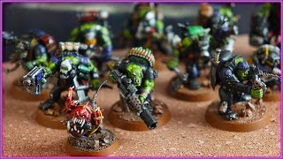 Painting Ork Kommandos! #ORKTOBER