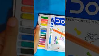 #unboxing Doms Plastic Crayons 28 shades | #creative #diy #art #tutorial #coloring